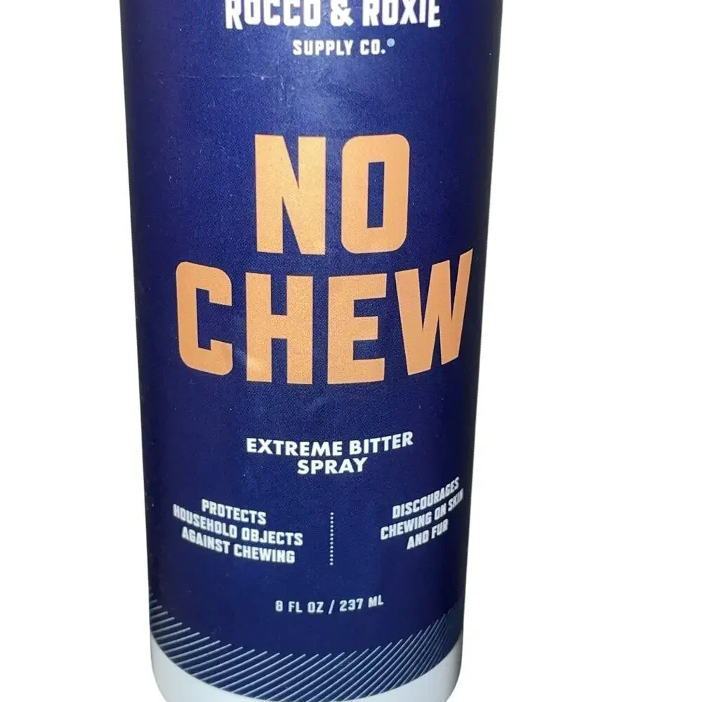 Rocco & Roxie No Chew Extreme Bitter Spray Dogs Stop Chewing 8 oz Lot of 3 NEW